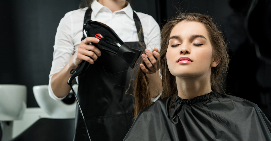 Air Drying Hair