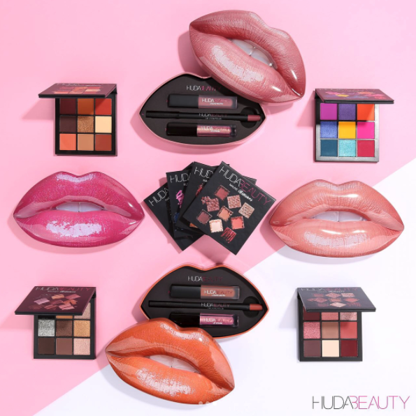 Huda Beauty Lip Tins Inside